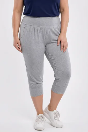 Jasnoszare legginsy szarawary