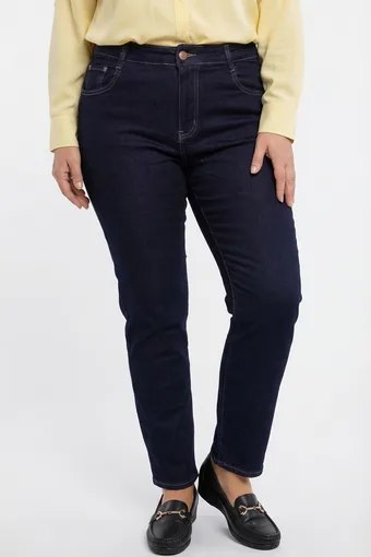 Ciemnogranatowe jeansy