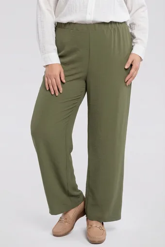 Khaki cienkie spodnie