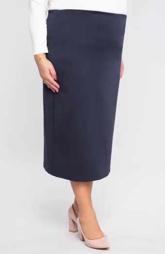 Elegancka granatowa spódnica