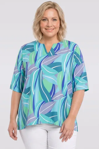 Bluzka zielony wzór