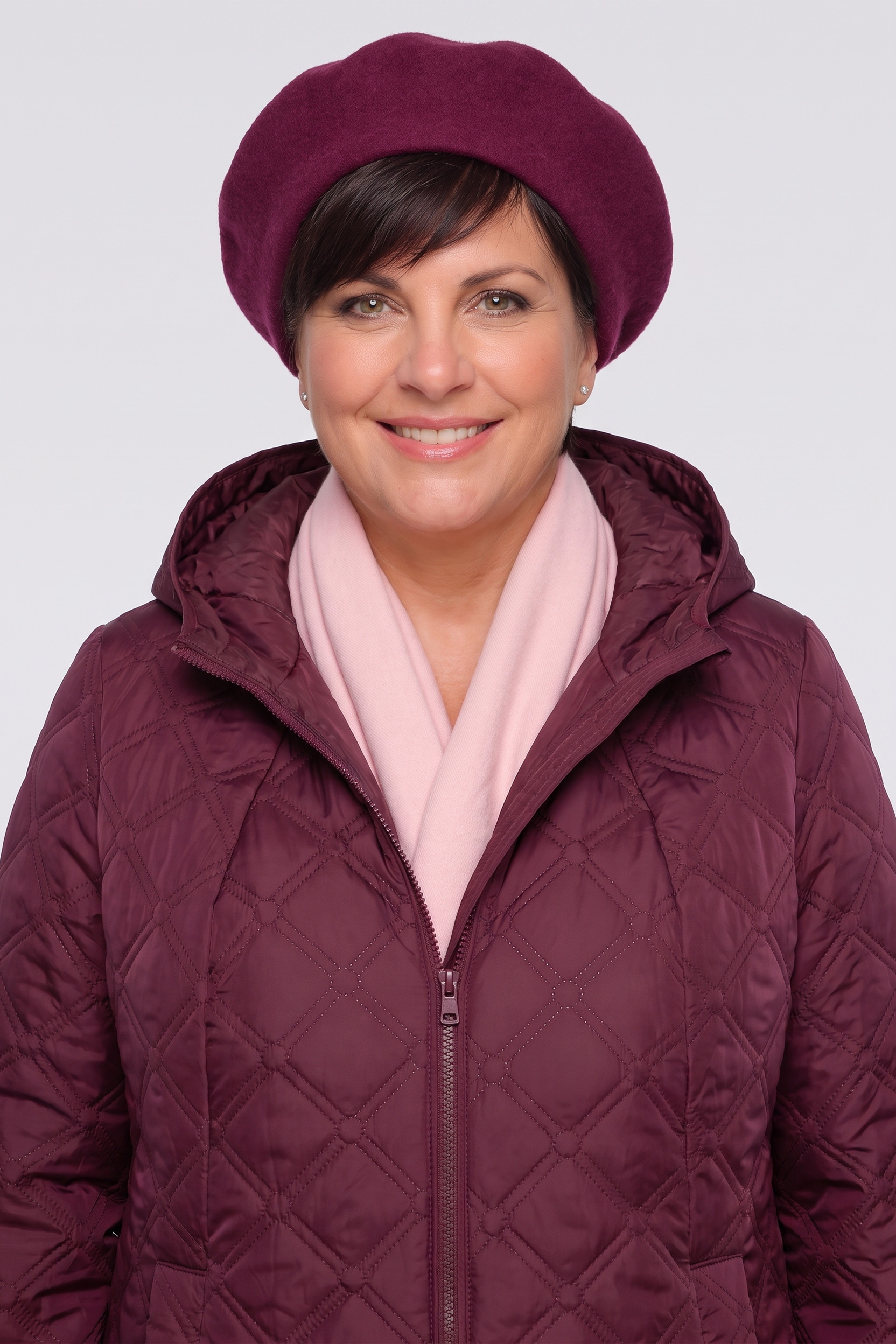 Fioletowy beret