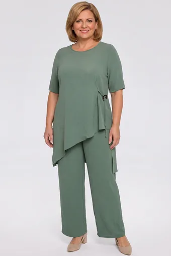 Khaki komplet z tuniką