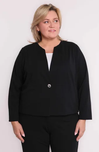 Elegancka czarna marynarka