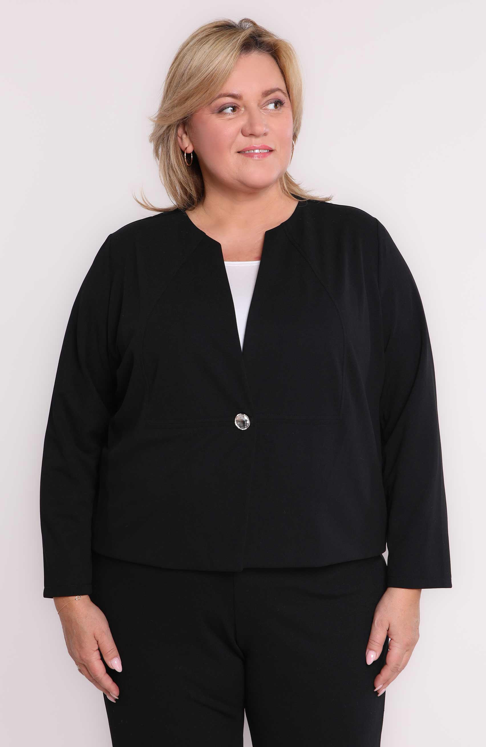Elegancka czarna marynarka